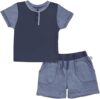 Splendid Cloud Wash Shorts Set