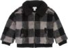 Splendid Fuzzy Plaid Bomber Jacket