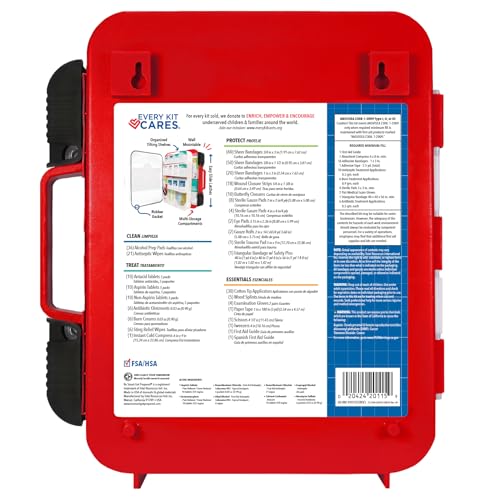 Be Smart Get Prepared 326-Piece First Aid Kit, OSHA Compliant - Image 3