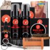 SMINIKER Beard Grooming Kit: Oil, Balm, Shampoo, Conditioner – ZX123