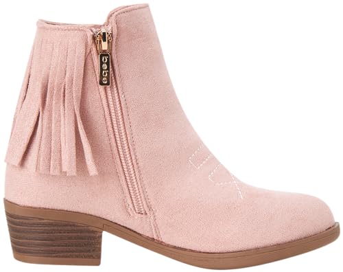 bebe Microsuede Western Boots with Fringe - Image 4