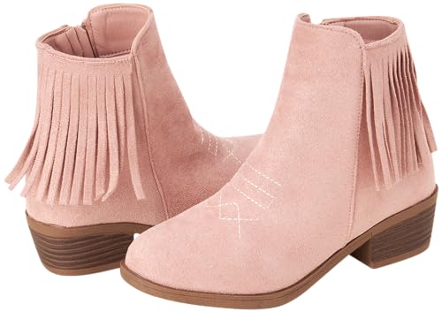 bebe Microsuede Western Boots with Fringe - Image 2