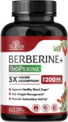 Nutreb Berberine Supplement 1200mg Capsules