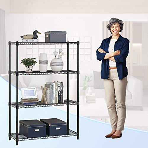 BestOffice Heavy Duty 4 Tier Adjustable Metal Shelves - Image 3
