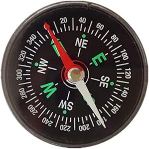 YuanHolumid Black Mini Survival Pocket Compass