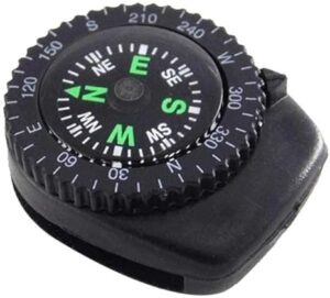 Jinshining Black Mini Watch Strap Compass