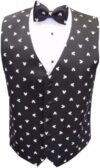 David’s Formal Wear Silhouette Tuxedo Vest And Bow Tie