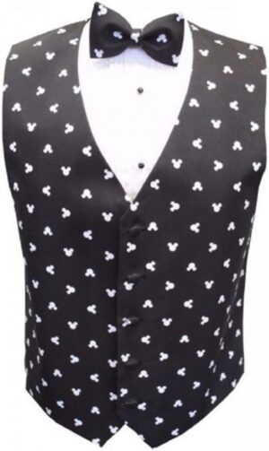 David’s Formal Wear Silhouette Tuxedo Vest And Bow Tie