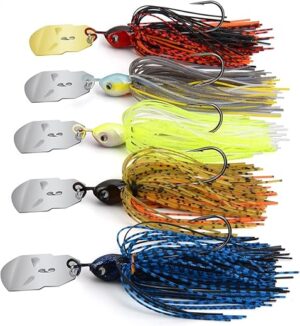 MadBite Bladed Jig Fishing Lures, Multi-Color Kits