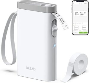 Nelko Bluetooth Mini Label Maker with Tape