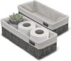 Brookstone Boho Wicker Storage Baskets (2 Pack)