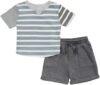 Splendid Mixed Stripe Tee Set