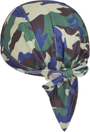 RUIXIB Breathable Camouflage Sweat-Wicking Cycling Beanie