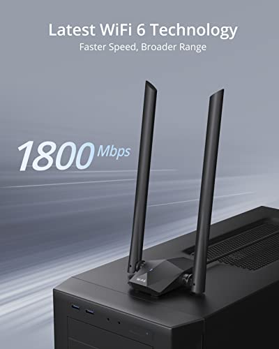 BrosTrend USB WiFi 6 Adapter AX1800 - Image 2