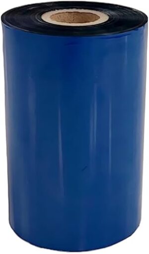 AVG Packaging Supplies Bulk Black Resin-Enhanced Wax Ribbons