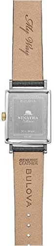 Bulova Frank Sinatra My Way Leather Watch - Image 4