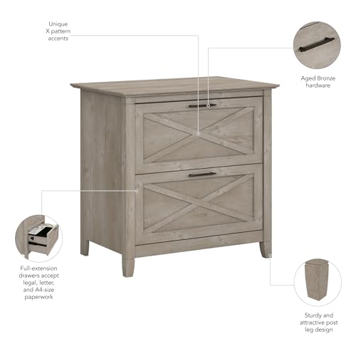 Bush Business Furniture Key West 2 Drawer Lateral File Cabinet - Image 5