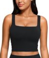 CRZ YOGA Butterluxe Square Neck Longline Sports Bra