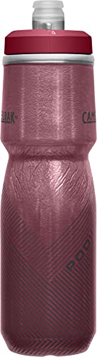 CamelBak Insulated Bike Water Bottle, 24oz, Burgundy - Image 4