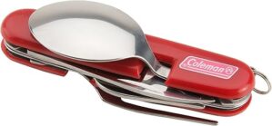 Coleman Camping 4-in-1 Utensil Set: Fork, Knife, Spoon, Opener