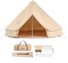 VEVOR Canvas Bell Tent, 4 Seasons, with Stove Jack