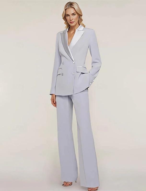 Caodip 2 Piece V Neck Business Outfits - Image 4