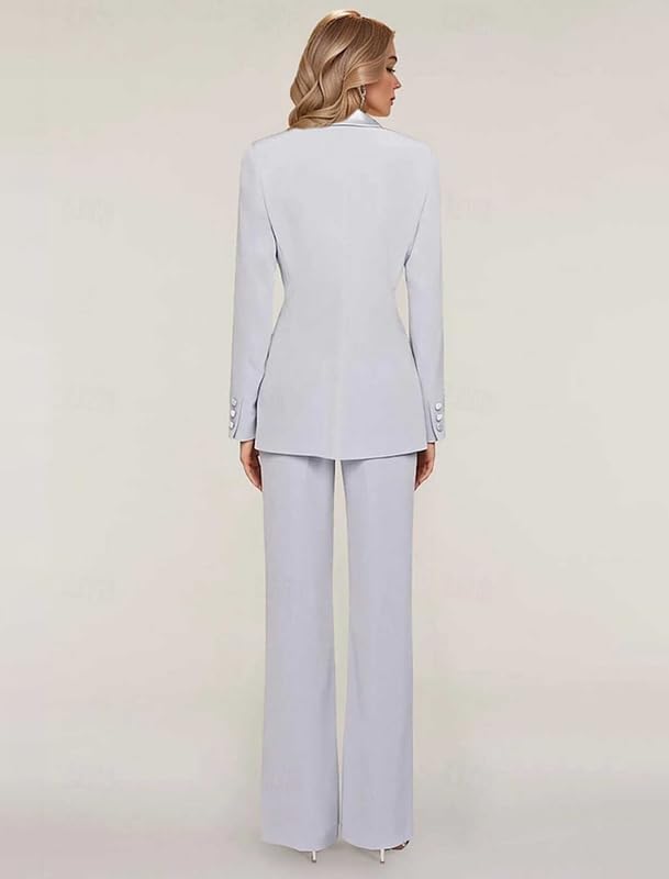 Caodip 2 Piece V Neck Business Outfits - Image 2