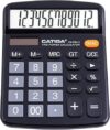 CATIGA 12-Digit Desktop Calculator, Dual Power