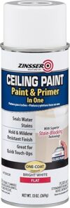 Zinsser Ceiling Acrylic Paint & Primer, Flat White