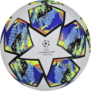 Generic Champions League Soccer Ball, Blue, Size 5