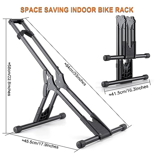 CHEPARK Indoor Bike Floor Stand for 2 Bikes - Image 5