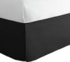 TODAY’S HOME Classic Microfiber 14″ Bed Skirt, Full, Black