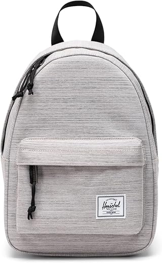 Herschel Classic Mini Backpack, Light Grey, One Size