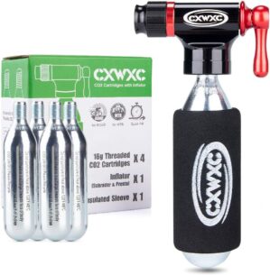 CXWXC CO2 Inflator Kit with Cartridges
