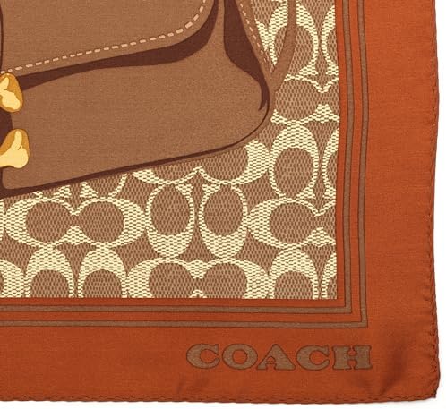 Coach Tabby Printed Silk Square Scarf - Image 4