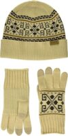 Pendleton Cold Weather Knit Set, Tan, One Size