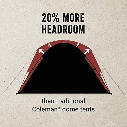 Coleman Skydome Weatherproof Camping Tent with Screen Room - Image 5