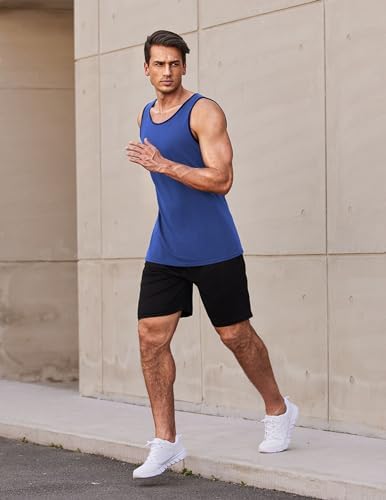 COOFANDY Men's Athletic Running Tank Tops 3-Pack - Image 3