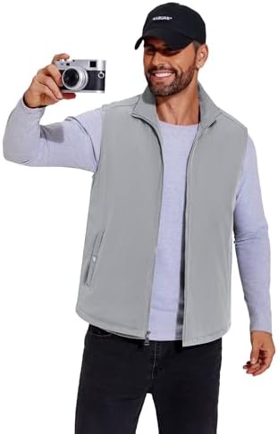 COOFANDY Men's Casual Lightweight Full-Zip Vest - Image 3