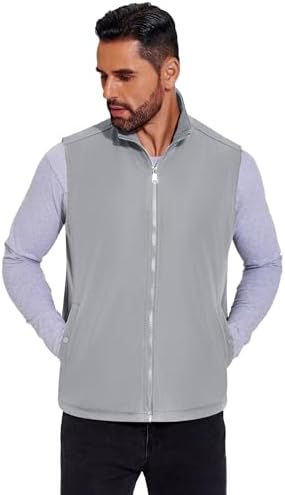COOFANDY Men's Casual Lightweight Full-Zip Vest - Image 2