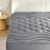 Sonive Cooling Quilted Noiseless Mattress Pad, Queen