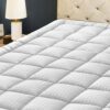 HYLEORY Cooling Quilted Queen Mattress Pad