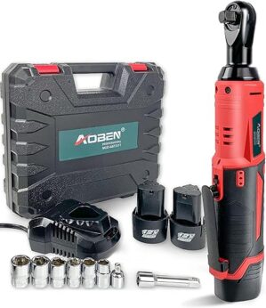 AOBEN Cordless 12V Electric Ratchet Wrench Set