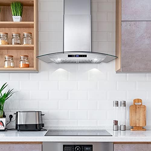COSMO 30β Wall Mount Range Hood, Stainless Steel - Image 2