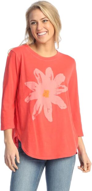 Jess & Jane Cotton Slub Weekend Top