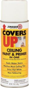 Zinsser Covers Up Stain-Sealing Ceiling Paint, White