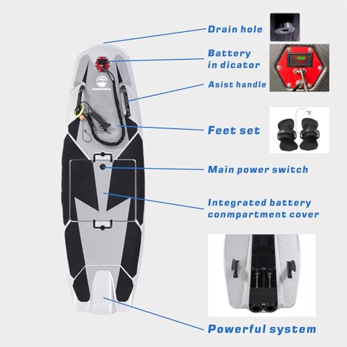 CRONDA High-Speed Dual Motor Electric Surfboard - Image 3