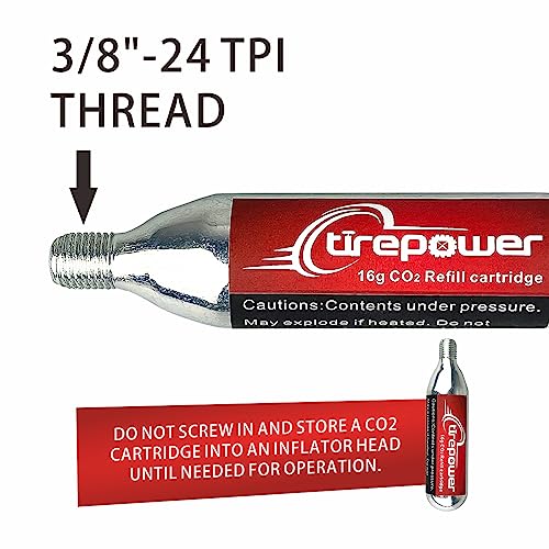Ctrepower Co2 Bike Tire Inflator with Cartridges - Image 3
