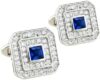 RKC JEWELRY Cubic Zirconia Cufflinks