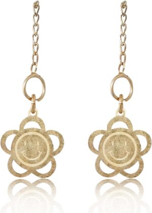 ZOURO DEJANDO HUELLA HIDALGUNSE Cufflink Laminated 055 Sun Shape Earrings